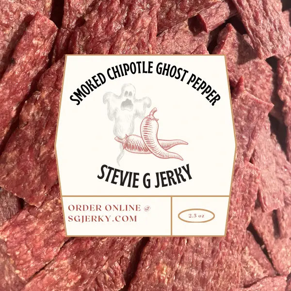 Chipotle Ghost Pepper Beef Jerky.