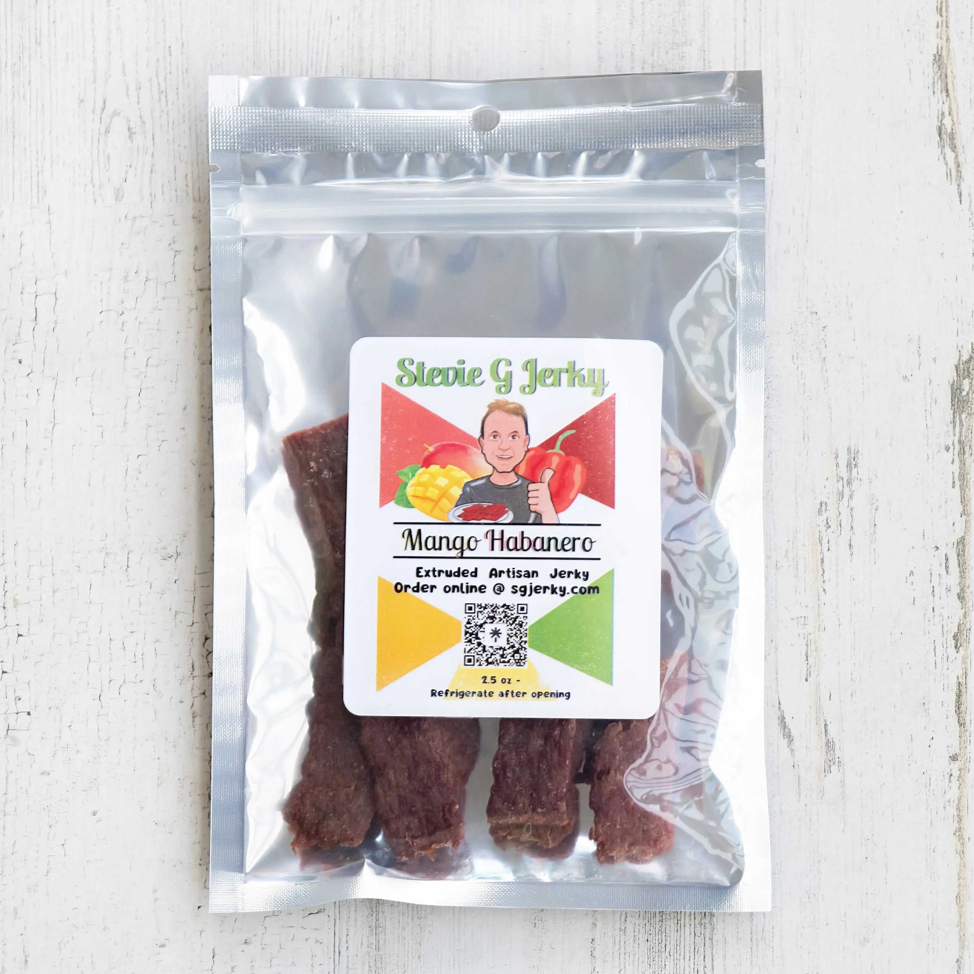 Mango Habanero Beef Jerky.