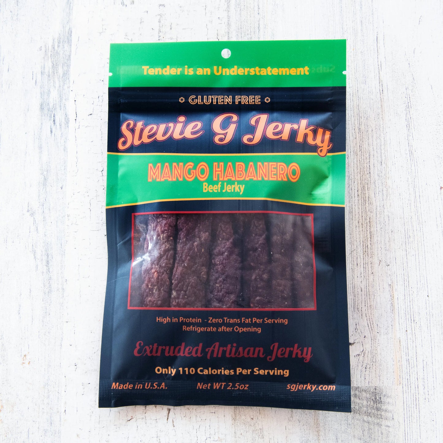 Mango Habanero Beef Jerky Stevie G Jerky