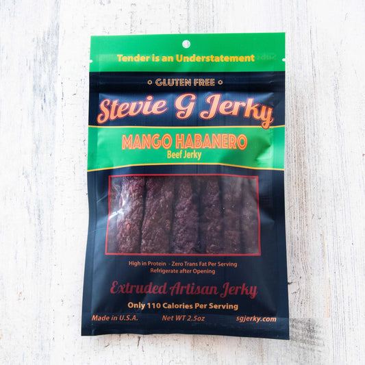 Mango Habanero Beef Jerky Stevie G Jerky