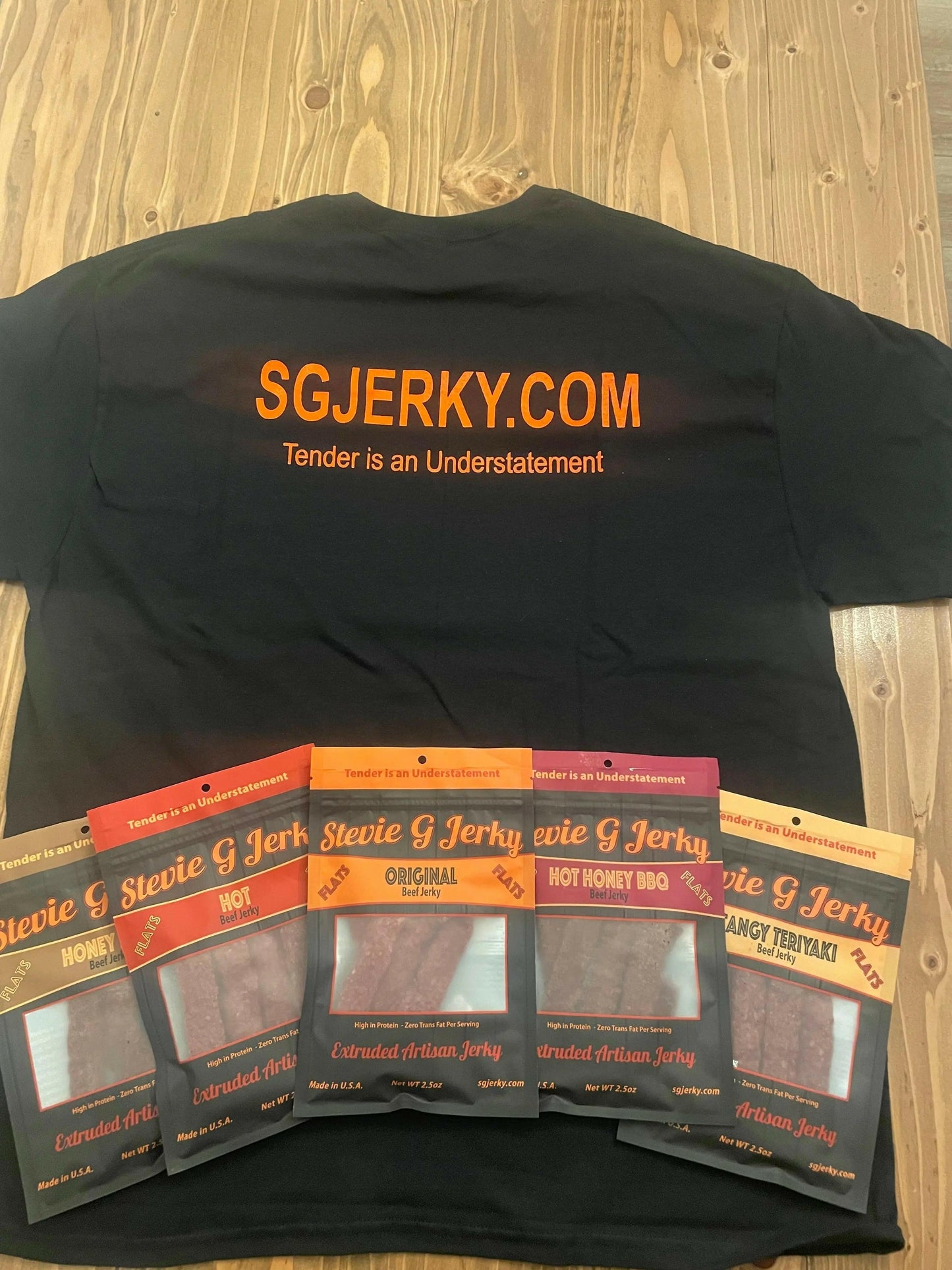 Stevie G Beef Jerky T-Shirt.