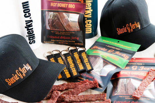Spicy Original Beef Jerky Flats Stevie G Jerky