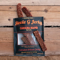 Carolina Reaper Beef Jerky.