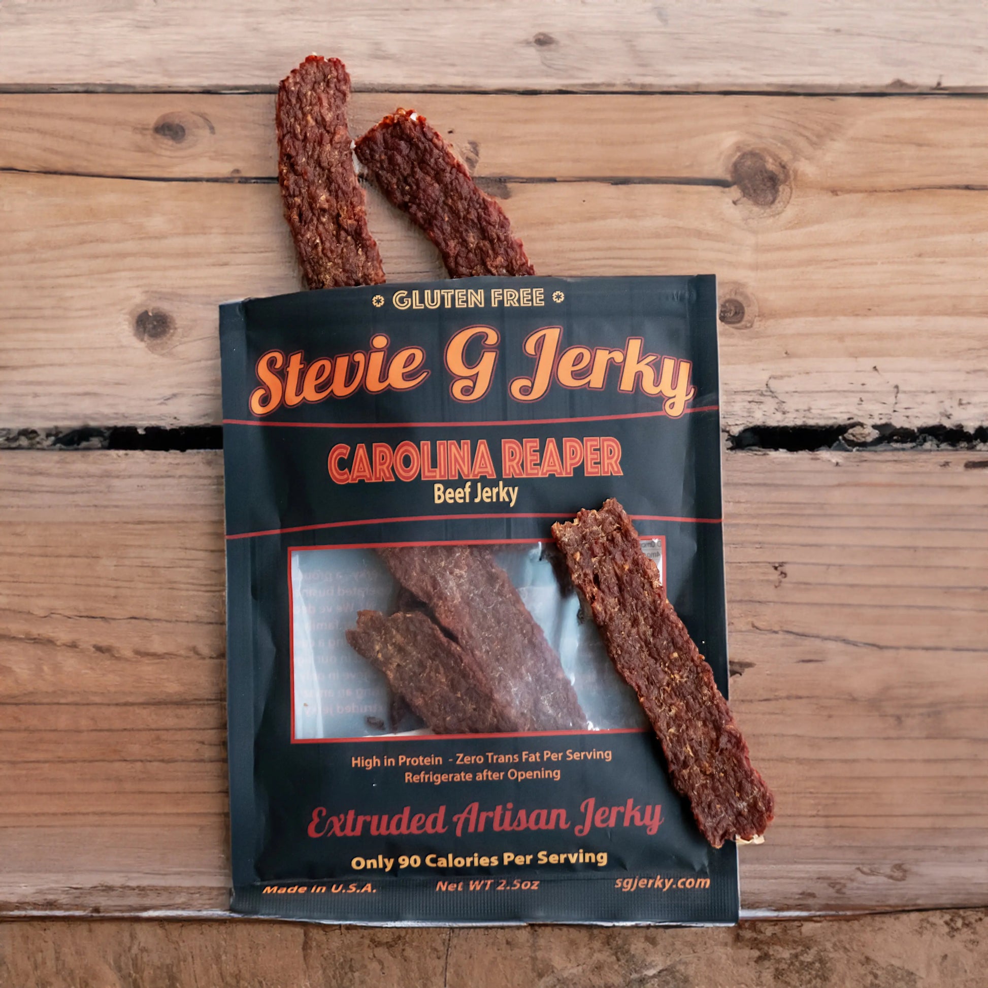 Carolina Reaper Beef Jerky Stevie G Jerky