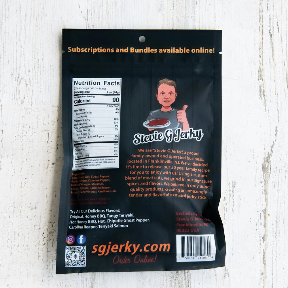Carolina Reaper Beef Jerky.