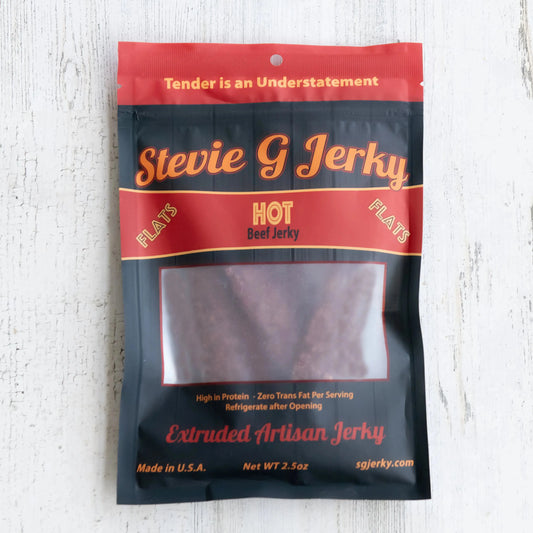 Hot Beef Jerky Sticks Stevie G Jerky