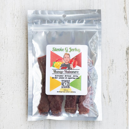 Mango Habanero Beef Jerky.