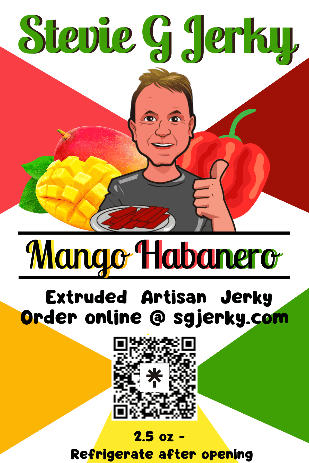 Mango Habanero Beef Jerky.