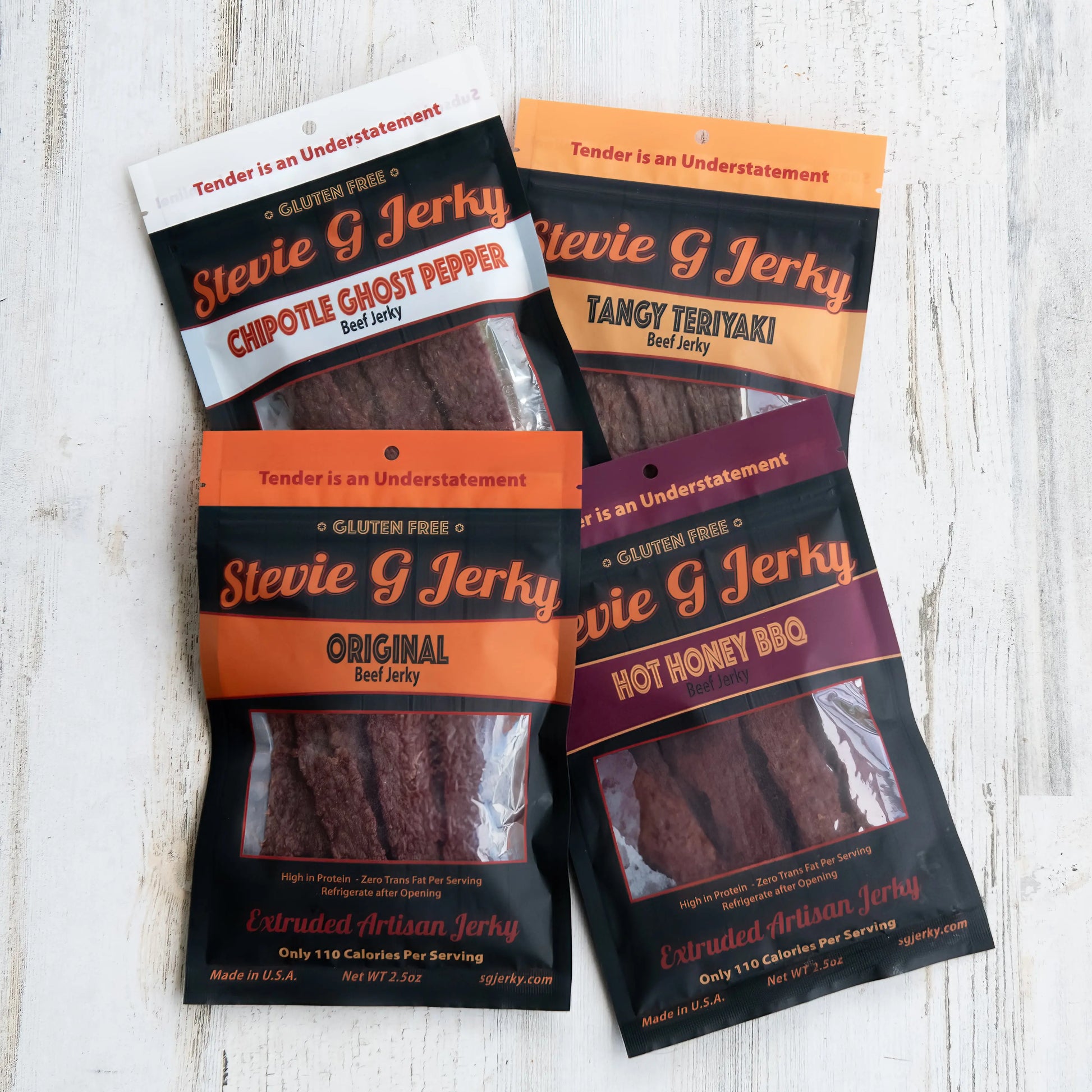 The Variety Beef Jerky Bundle Package Stevie G Jerky