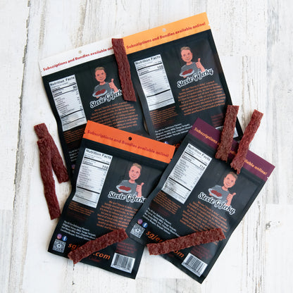 The Variety Beef Jerky Bundle Package Stevie G Jerky