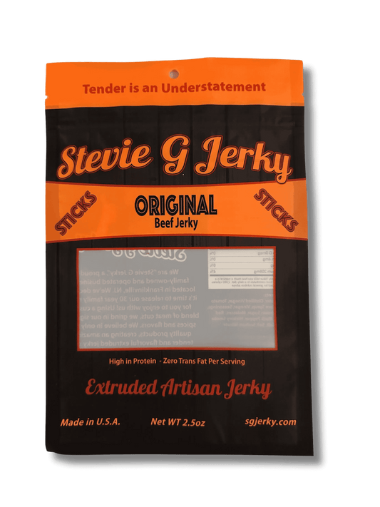 Pack of Steve G Original Beef Jerky Sticks - 2.5 oz