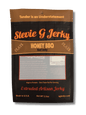 front of stevie g's honey bbq flats bag